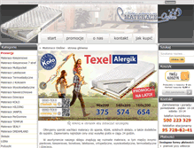 Tablet Screenshot of materace-online.eu